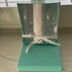 Tiffany & Co. Crystal Glass Wine Glasses